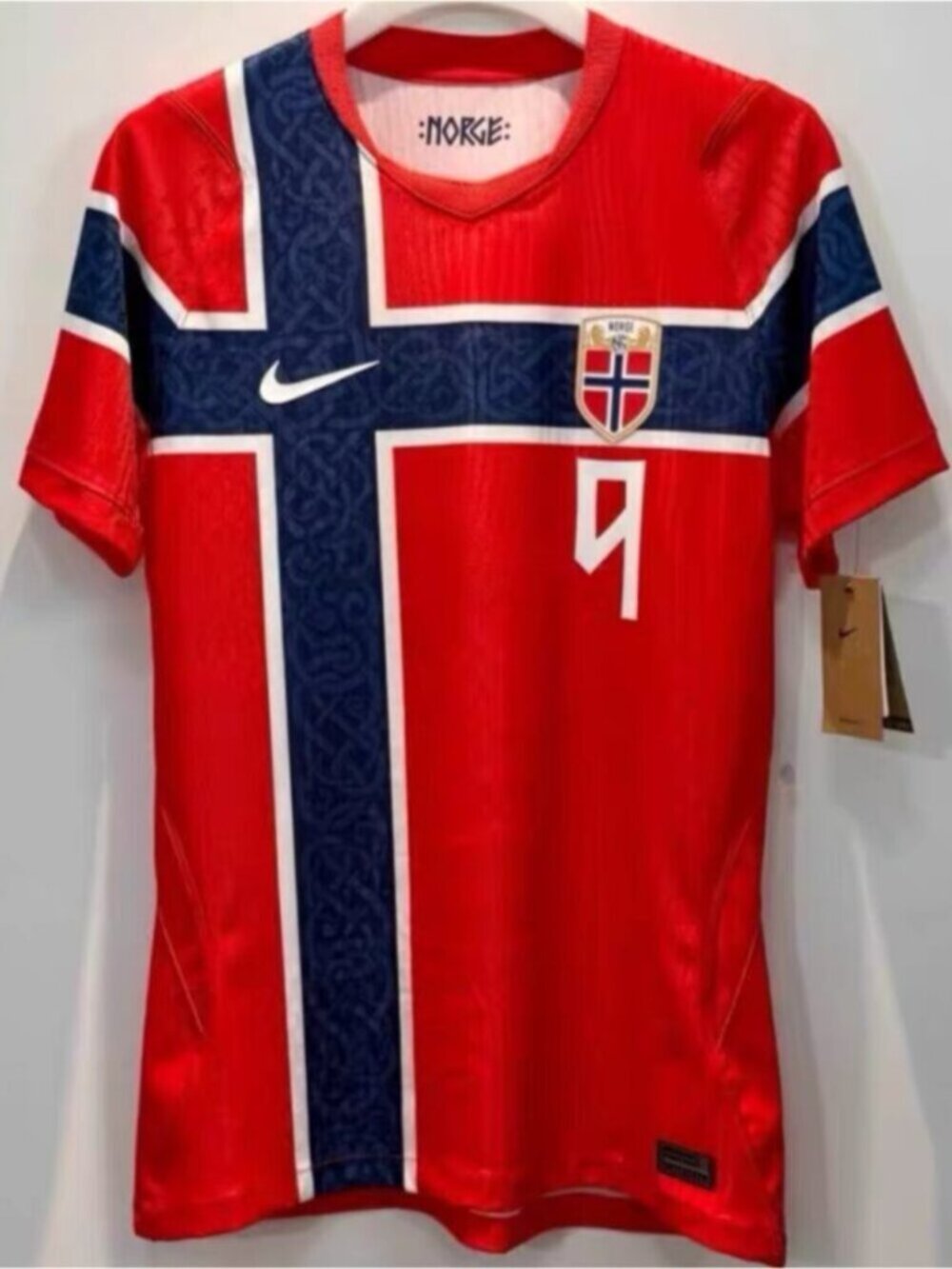 Norway Home Soccer Jersey Haaland #9 World Cup 2026